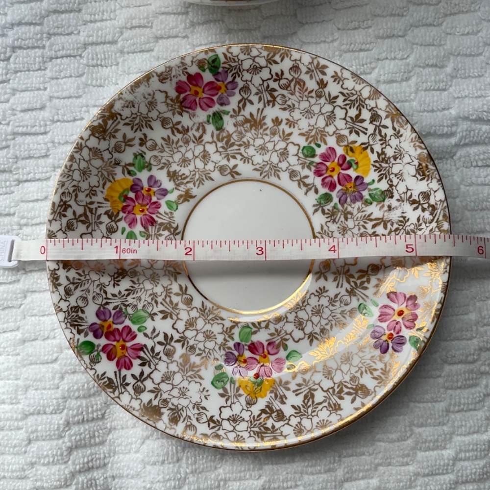 Phoenix Bone China - T. F. & S. Ltd - Teacup and Saucer Made in England - Picture 16 of 16